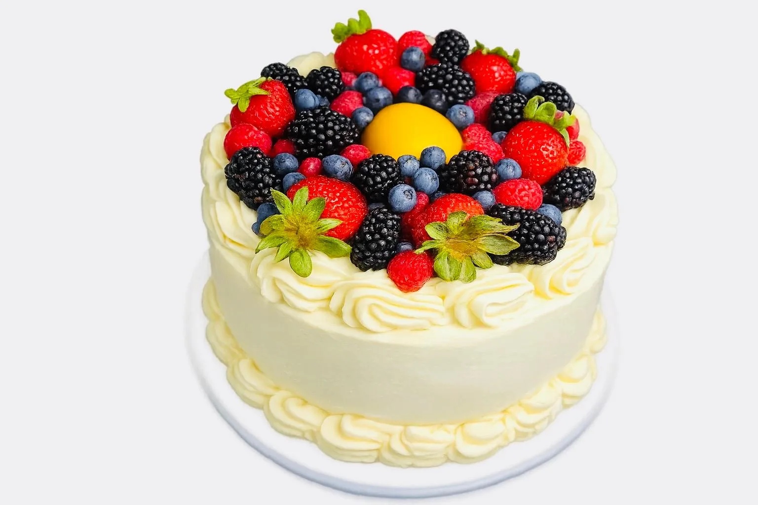 Classic Fresh Berry Cream cake